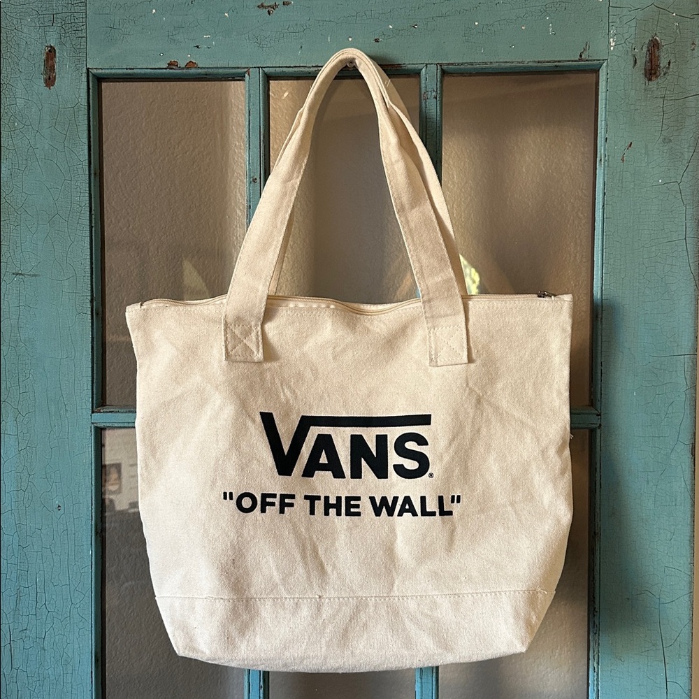 NWOT Vans Off The Wall Canvas Tote Bag